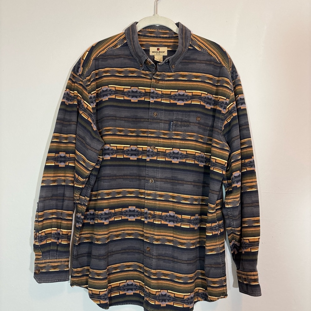 Woolrich Men's Southwest Striped Button Down Shirt